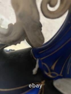 Vase Napoléon III XIXe Faïence Ancienne Porcelaine
