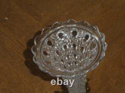 Vase Soliflore Tulipe XIX Napoléon III Bronze cristal Baccarat ou autres superbe