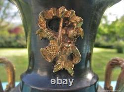 Vase décoratif ancien Médicis bronze XIXe siècle
