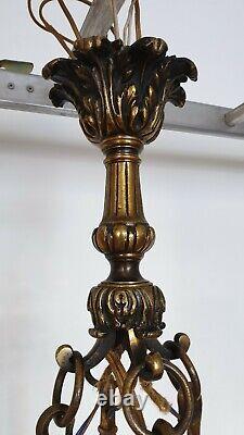 Vends lustre chimères XIXe siècle Napoléon III bronze