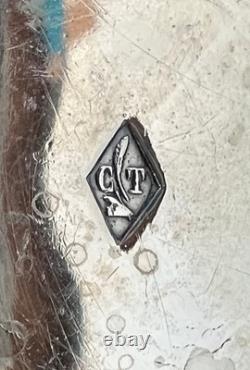 Verre gobelet XIXe en argent, timbale orfèvre César Tonnelier 1845-1882