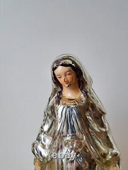 Vierge, Verre églomisé, XIX°