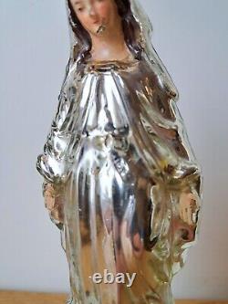 Vierge, Verre églomisé, XIX°