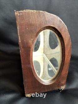 Vitrine/globe de mariée bombé en bois et métal doré ajouré / Napoléon III/XIXe